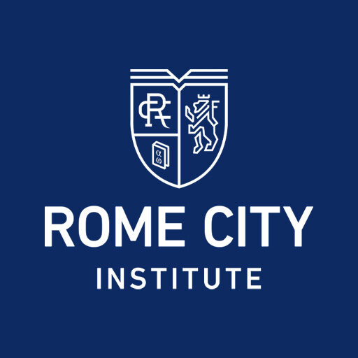 Rome-City-Logo-Blue- Background